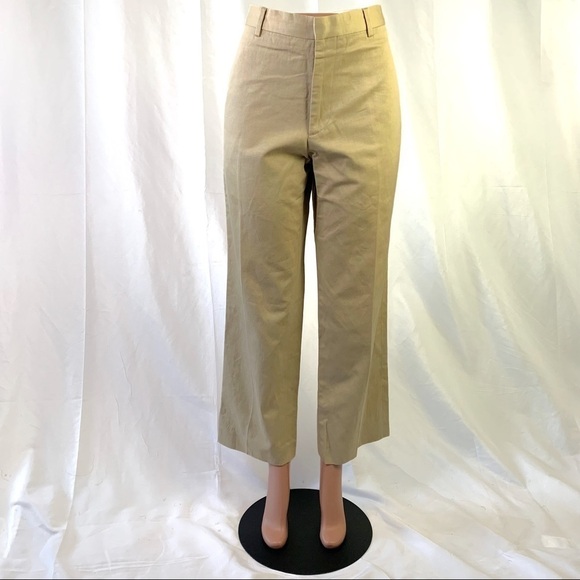 BANANA REPUBLIC  LINEN PANTS NEUTRAL TAN TROUSERS STRAIGHT LEG PLUS SIZE 34 / 30 - Picture 16 of 16